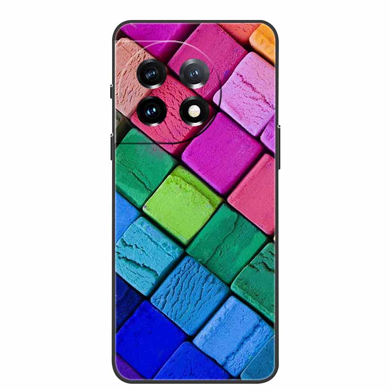 Чехол для One Plus 11 Мраморная текстура гранита Каменные текстуры Чехлы для телефона для Oneplus 11R Ударопрочный Мягкий чехол для Oneplus11 5G Силиконовый