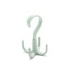 3PCS Creative Multifunctional Rotatable Four Claw Hooks Coat Hanging Bags Scarf Wardrobe Storage Hangers Doorway Hangers Bags