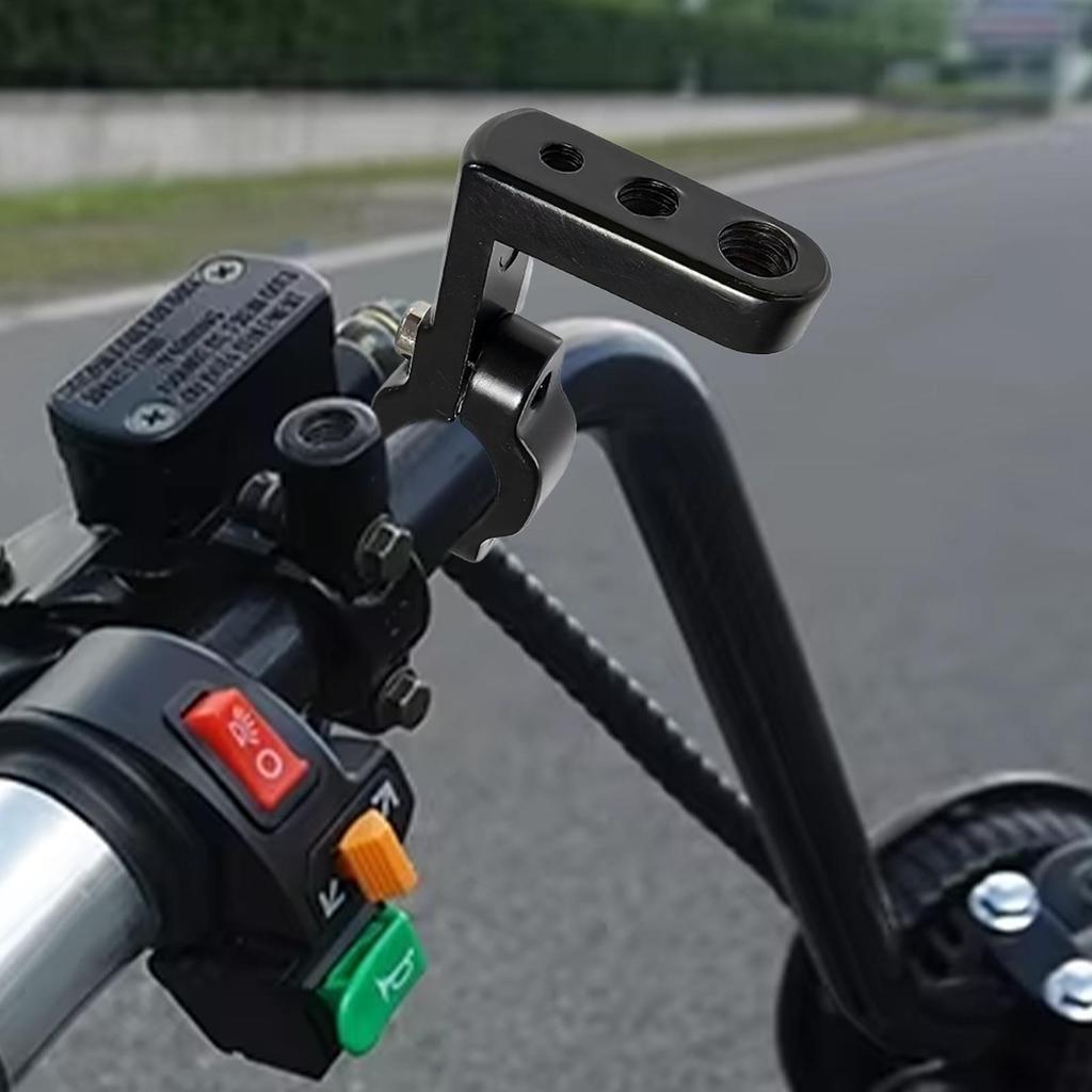 Universal Motorcycle Headlight Bracket Adjustable Handlebar Clamp Front Fork Lamp Mount Pole Brackets For Night Riding