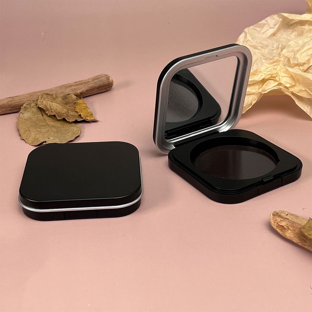Пластиковая коробка-поддон для помады с зеркалом, принадлежности для макияжа, палетка для теней для век