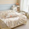 Cute Print Fitted Sheet Bed 150/180 Bedsheet Home Bed Cover 100% Cotton Sheets Soft Mattress Protector (Pillowcase Need Order)