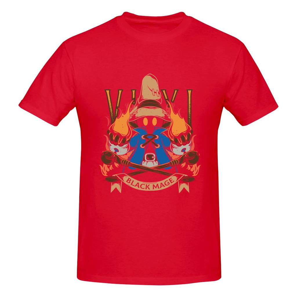 Vivi Black Mage Loose But Not Bulky Tshirt Korean Style Casual Quickdrying Tee