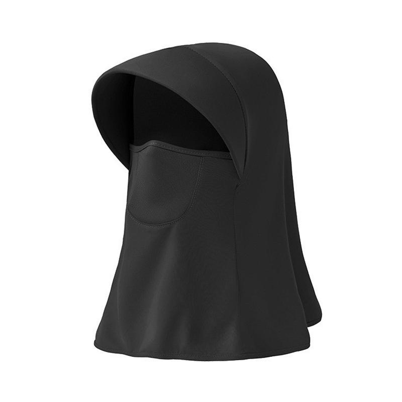 1 шт. защитная маска для лица простая интегрированная всеобъемлющая дышащая наружная солнцезащитная шапка для защиты шеи вискозная нить