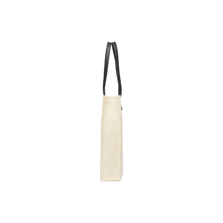 MLB New York Yankees Brand Logo Open Closure Cotton Canvas Tote Shopping Bag Handbag Shoulder Bag Unisex Tote Bags Beige 3AORM022N-50CRS