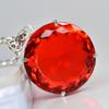 Lab Created Red Ruby 149 Ct Round Cut Certified Gems 925 Starling Silver Pendant MY.PD-86-NS