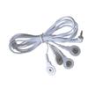 4 in 1 Electrode Wires White 4 Lead Snap Electrode Cable Cable Lead Wires  Electric Massager