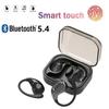 Wireless Bluetooth 5.4 Headphones Ear Hook Earphones HiFi Stereo Waterproof Headsets Noise Reduction Touch Earbuds