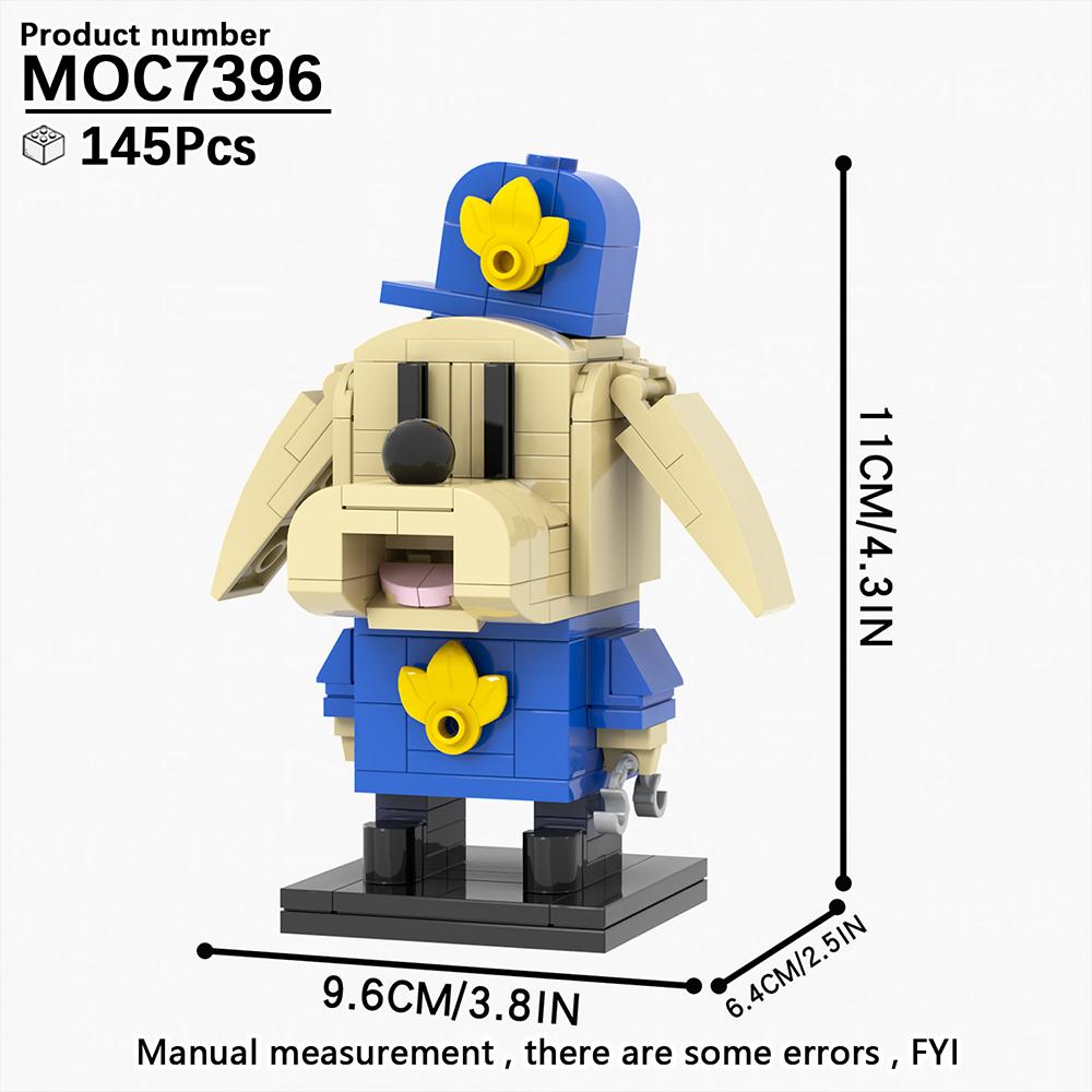 MOOXI MOC Anime Brickheadz Cartoon Figures Robot Animal Building Blocks Toys For Children Adult Friends Gift 3D Medol Kit Bricks