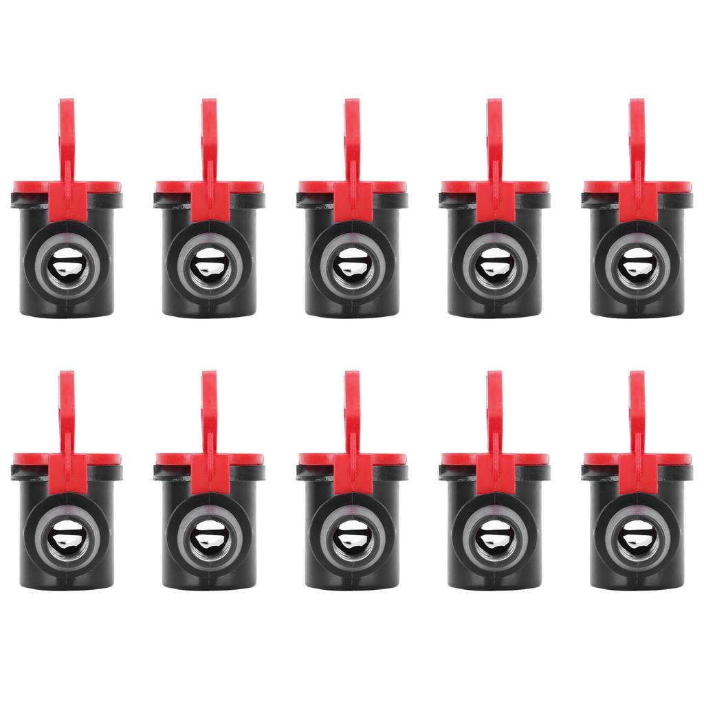 10 ШТ. 1/2 Шланговые ирригационные фитинги Ершовый линейный клапан Садовый ирригационный соединитель