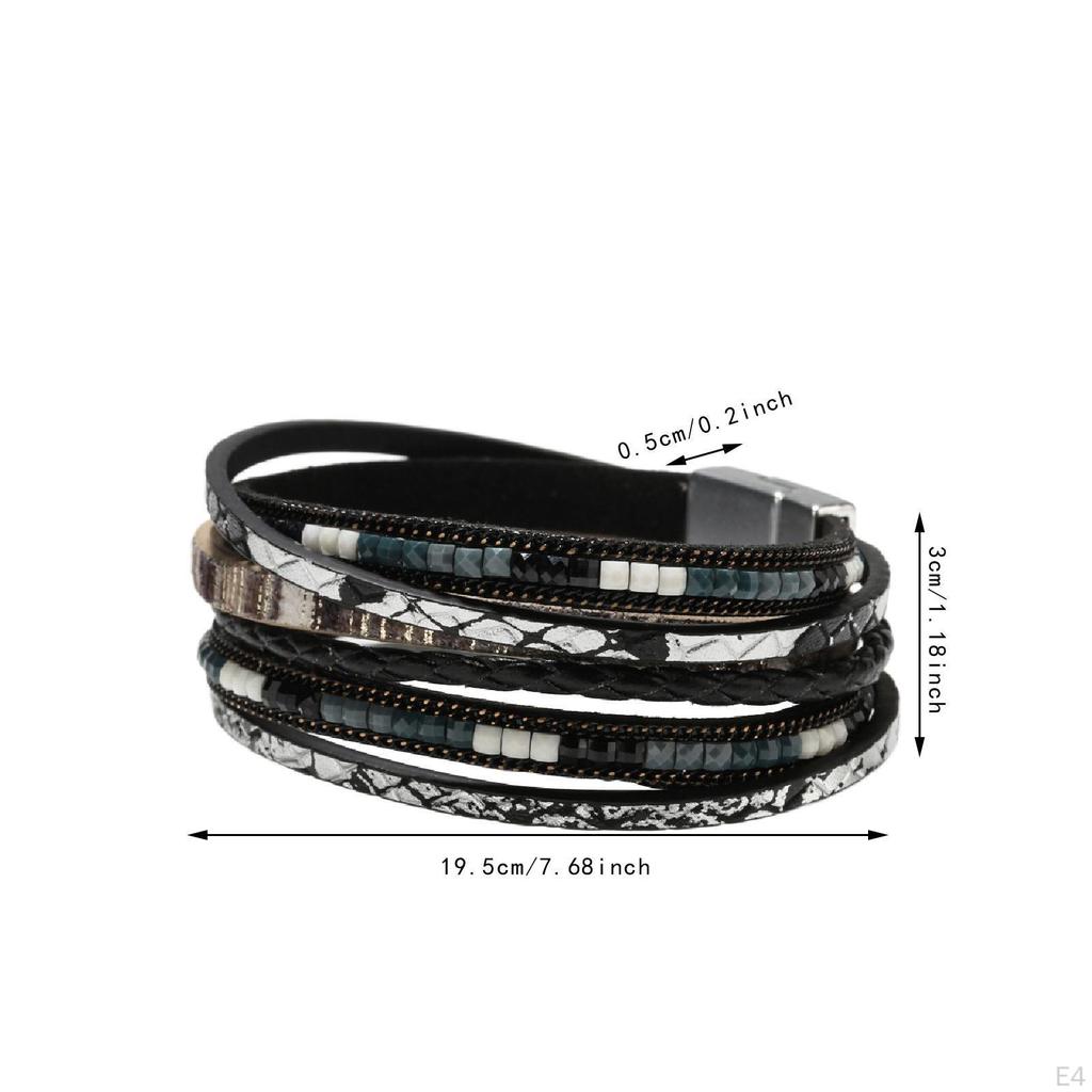 Браслет Конверт Bohy Boho Подарок на день рождения Сделано вручную Украшение Креативный Многослойный