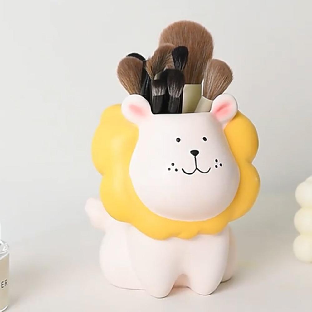 Ornament Cartoon Pen Holder Cream Style Stationery Organizer Creative Pencil Storage Box  Student