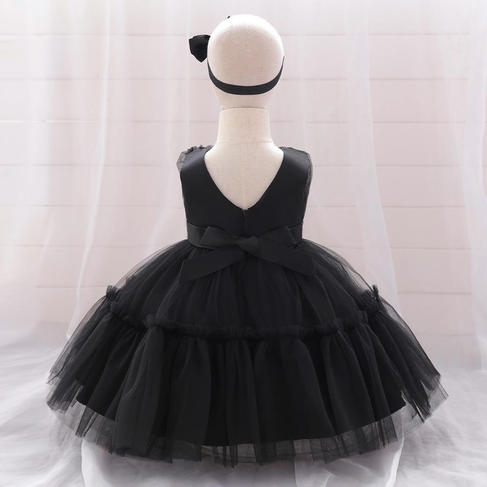 0-3 года Рождественское платье для новорожденной девочки, крестильное свадебное платье, одежда для вечеринки в честь первого дня рождения, крестильное платье для девочки, одежда L2066