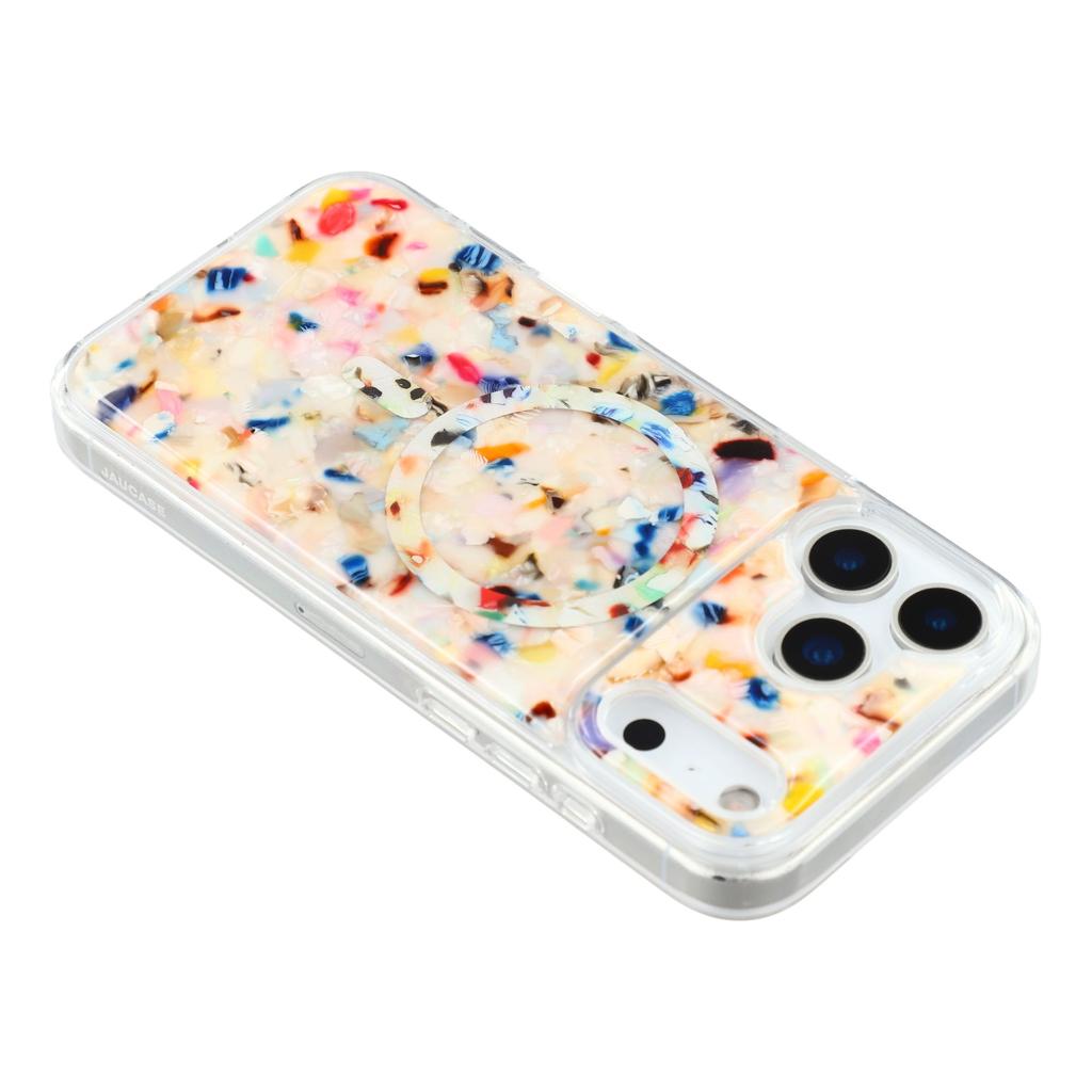 JAUCASE For iPhone 17 Pro Case Compatible with MagSafe Shell Design TPU+PC Phone Cover