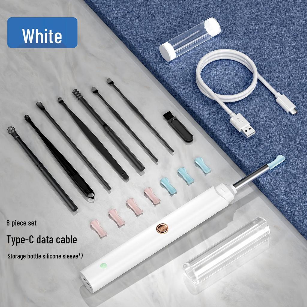 Беспроводной интеллектуальный визуальный эндоскоп для ушного зондирования со светодиодной подсветкой