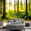 Природа пейзаж фреска лес 3d обои гостиная спальня домашний декор лес обои