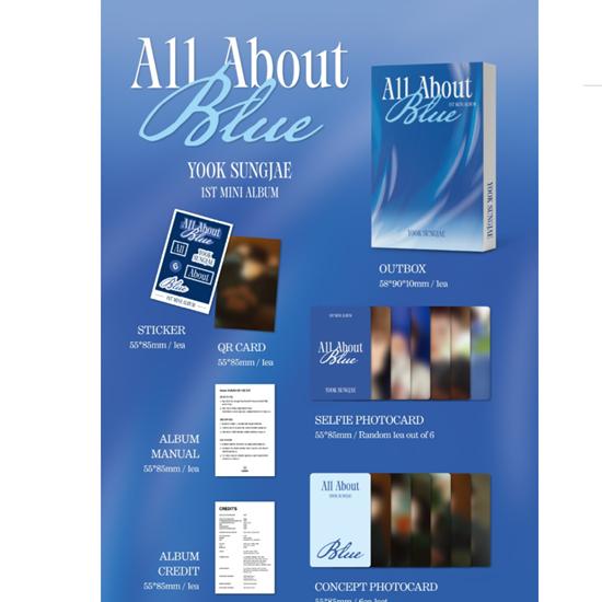YOOK SUNGJAE (BTOB) 1st Mini Album - All About Blue (PLATFORM Ver.) - Release date 2025-06-19