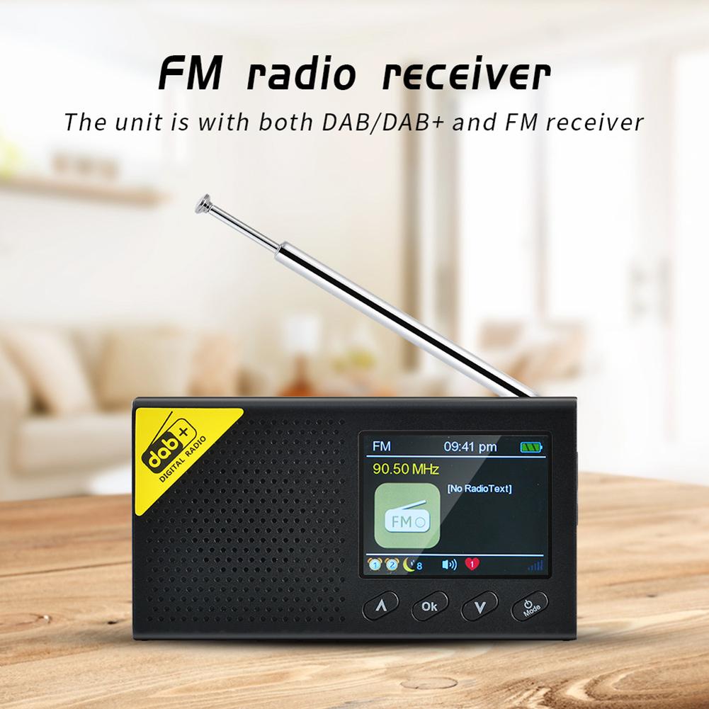 Винтажное стерео цифровое портативное DAB FM радио карманный Bluetooth аудио плеер приемник перезаряжаемый радио динамик для пожилых дома