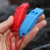 Loud Outdoor Survival Whistle Anti loss Clip Rescue Emergency Whistle  Water Sport Rescue