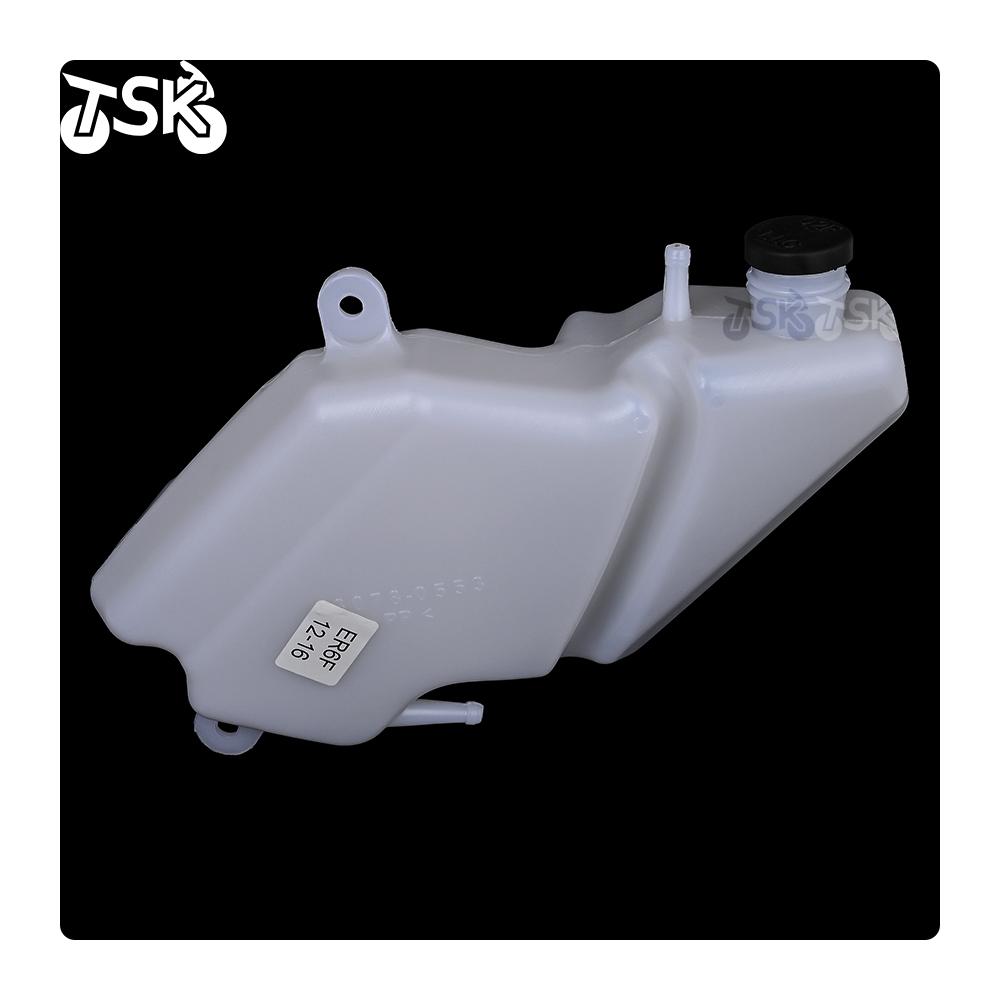 Complete Coolant Reservoir Tank with Cap for Kawasaki Ninja 650 ER-6F 2012-2016 OEM Replacement PP Plastic Expansion Bottle