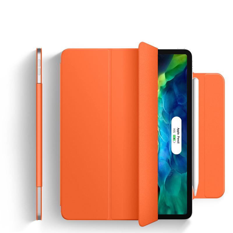 Защитный магнитный чехол для iPad Pro 2024 11" и 12.9" с застежкой и двусторонним зажимом