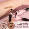 Eyebrow Angled Brush Waterproof Long Lasting Smudge-proof Dip Brow Hair Strokes Pen Quick Drying Natural Eyebrow Tint Dye Brow Makeup Pencil