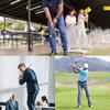 Rhythm Click Sound Golf Grip Trainer Attachment Retractable Swing Correcting Trainer Tool  Warm Up