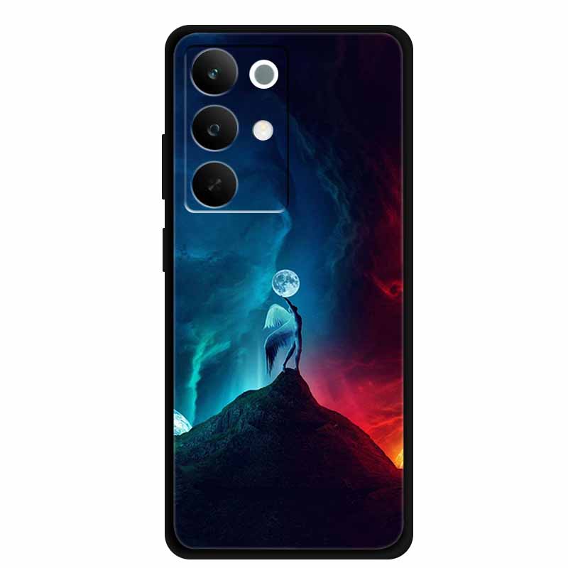 Чехол для телефона Realme C85 2025 Задняя крышка Чехол C 85 Funda Ударопрочный Черный Силикон Мягкий ТПУ Coque Для Realme C85 Pro Чехол Корпус