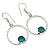 Chrome Diopside Gemstone Handmade Gift For Her Silver Jewelry Earrings 2"