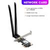 Двухантенная сетевая карта Компьютерный аксессуар Беспроводной WIFI 6-го поколения для Inel AX200