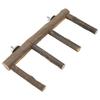 Bird Ladder Perch 4 Step Wooden Bird Ladder Stand Perch for Small Medium Parrot Animal L