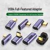 USB4 Type-C Male to Female Адаптер для Телефонов, Планшетов и Ноутбуков, Высокоскоростной Кабель-удлинитель Thunderbolt 3/4 40 Гбит/с