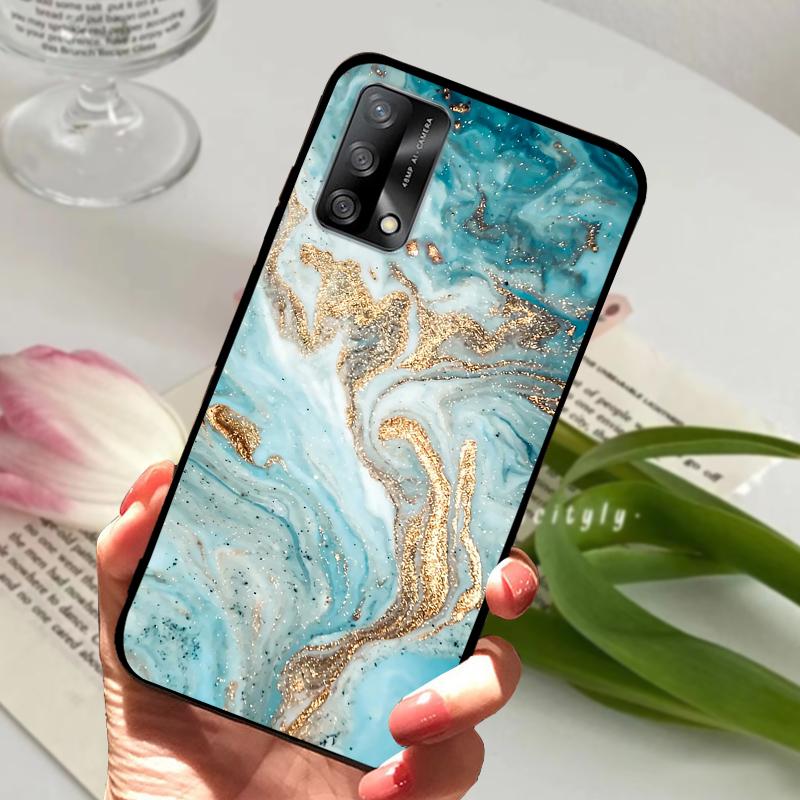 Чехол для Oppo A74 4G CHP2219 Ударопрочный Цветной Матовый Мягкий ТПУ Силиконовый Чехол для Телефона Для OPPO F19 Бампер CPH2219 Fundas