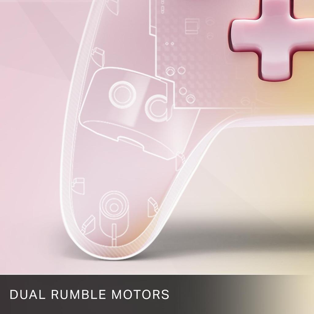 Год PowerA Advantage Проводной контроллер для Xbox Series Pink Lemonade Функция двойной вибрации для Xbox Series PC Windows [2 Гарантия] XS - XS 10/11