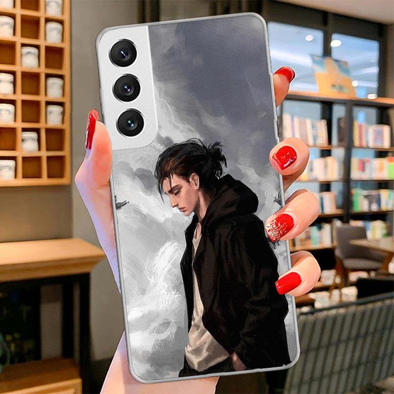 Attack Eren Cover Phone Case For Samsung Galaxy S26 S25 Edge S24 Ultra S23 S22 Plus S21 S20 FE Soft Fundas Shell Galaxy S25 S24