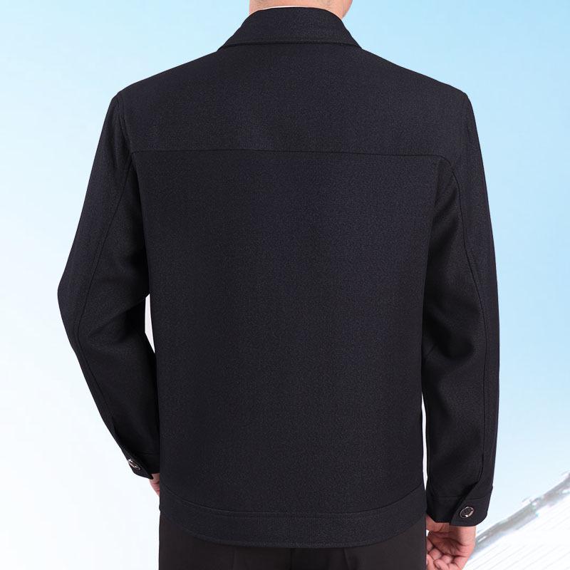 Spring/Autumn Men's Casual Thin Jacket for Middle-Aged & Elderly