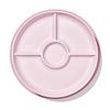 OXO Tot Divided Plate with Suction Cups Baby Food Dishwasher Blossom Design - Dishes, Non-Slip, Tip-Resistant, Safe,