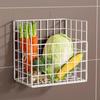 Adhesives Small Metal Basket Farmhouse Food Storage Mesh Bin Fruit Shelf Vegetable Rack Kitchen