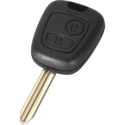 Корпус ключа для Citroen Berlingo Picasso Saxo Xsara Peugeot Partner Expert - 2 кнопки - Пульт дистанционного управления Plip®
