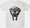 MF DOOM MadVillain Хип-хоп Футболка Взрослая S-3XL Белая Фан-арт