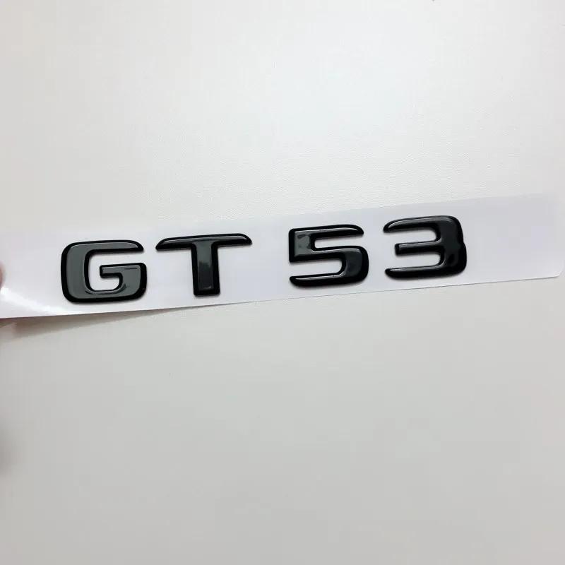 3D ABS Rear Trunk Decal Emblem Badge Sticker For Mercedes AMG GT R S C GTR GTS GT50 GT43 GT53 GT63S W190 W251 Car Accessories