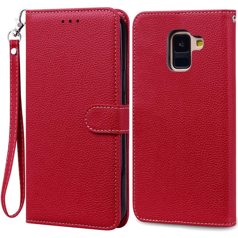 A8 Plus Case For Samsung Galaxy A8 2018 Case A530F SM-A530F Wallet Flip Leather Case For Samsung A8 Plus 2018 A8+ A730F Cover