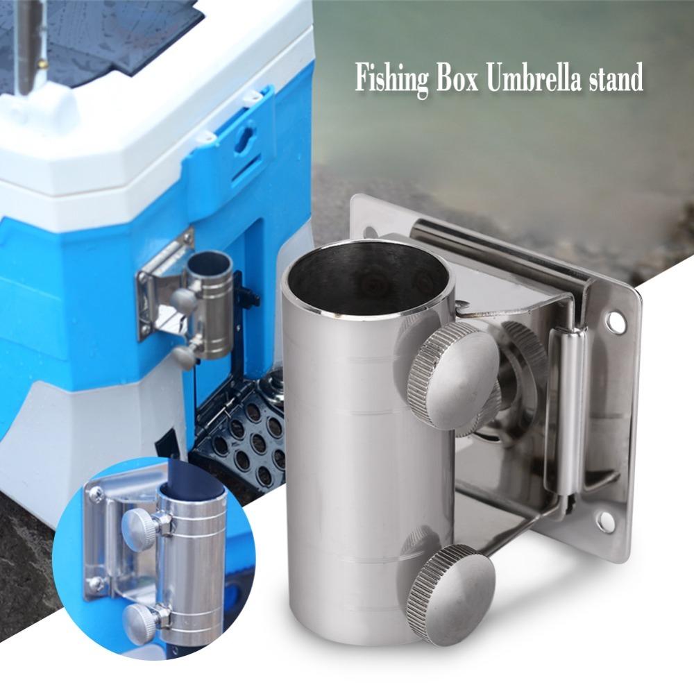 Подставка для рыболовного зонта из нержавеющей стали Регулируемая база-подставка для зонта Для использования на открытом воздухе