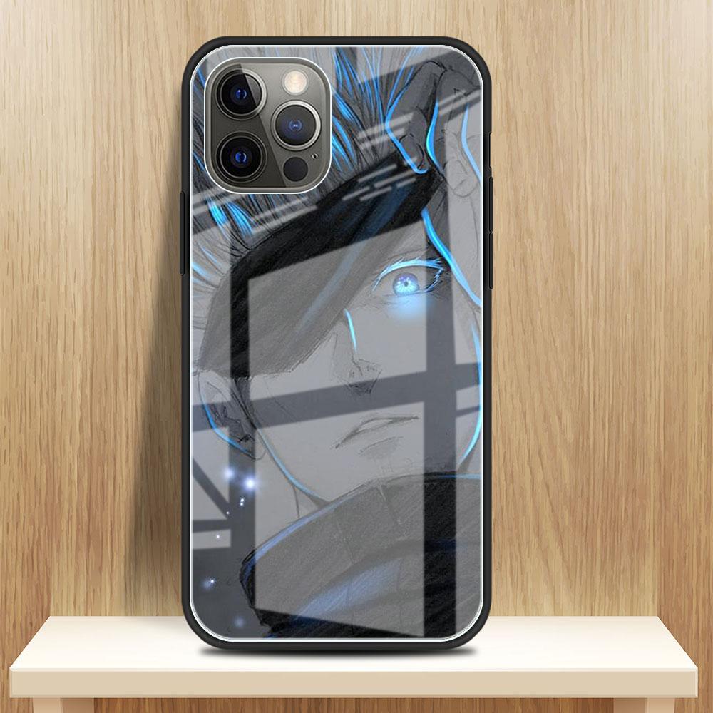 Стеклянный чехол Jujutsu Kaisen для Apple iPhone 14 13 Pro 11 12 7 8 Plus SE 2022 XR X XS Max 6 6S, закаленный чехол для телефона