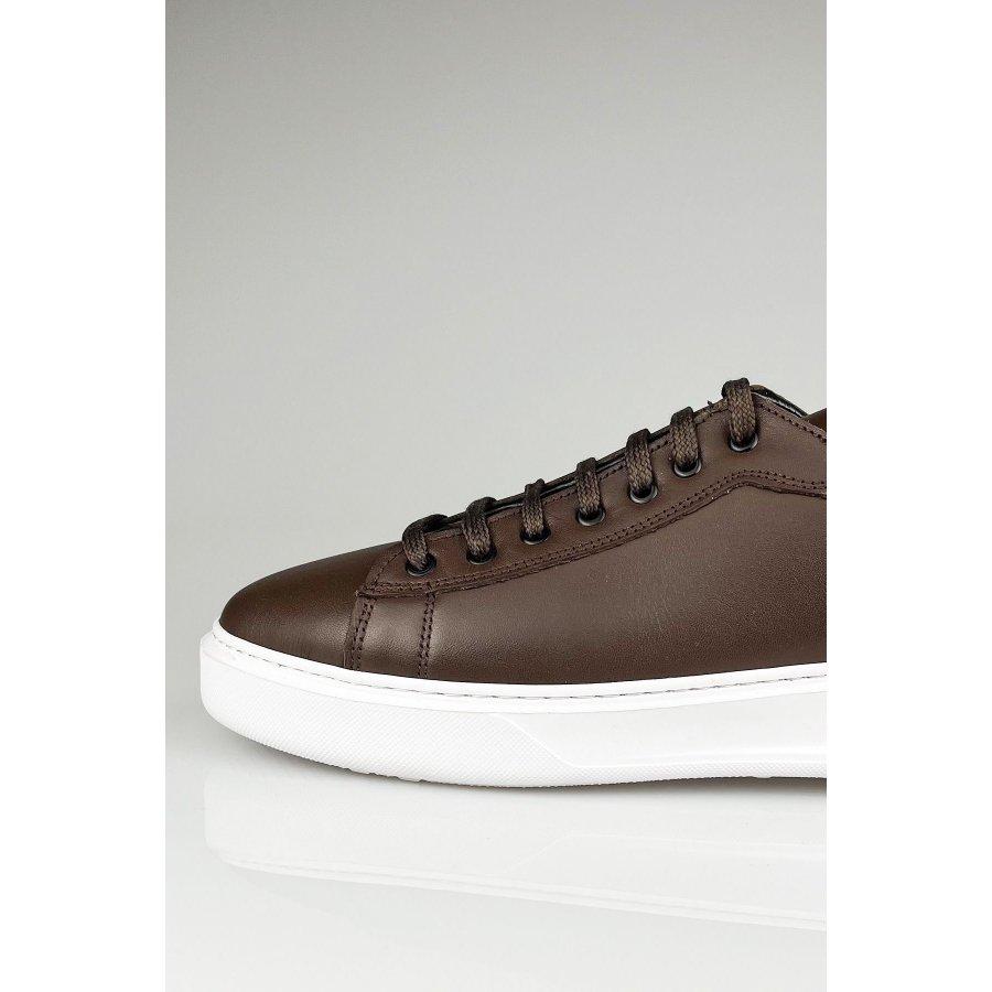 Мужская повседневная спортивная обувь из натуральной кожи, кроссовки