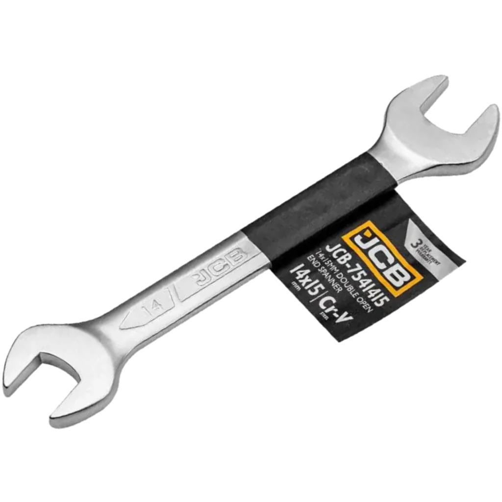 JCB CR-V open-end wrench 14-15mm double-sided strong solid standard