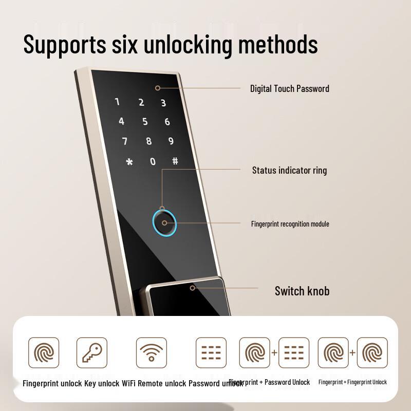 Deli Smart Home Office Fingerprint Safe