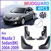 Автомобильные брызговики для Mazda 3 BK Saloon Sedan 2004 ~ 2009 2005 2006 2007 2008 Брызговики Fender Брызговики Авто