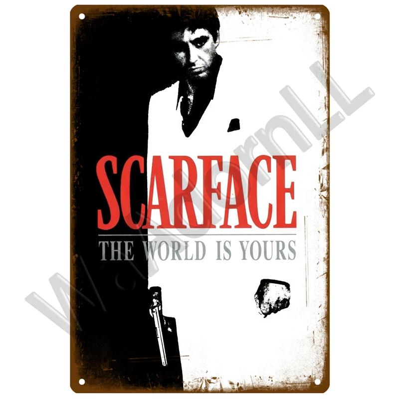 Кино Металлическая Вывеска Фильм Индустриальный Деко Винтажный Постер Винтажный Ретро Жестяная Вывеска Эстетичная Гостиная Металлический Декор Стены Декорация