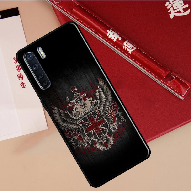 Англия Британский UK Флаг Юнион Джек Чехол Для Oppo A40 A78 A54 A74 A94 A17 A57 A77 A76 A16 A96 A18 A60 A80 A38 A58 A98 A15 A5 Pro