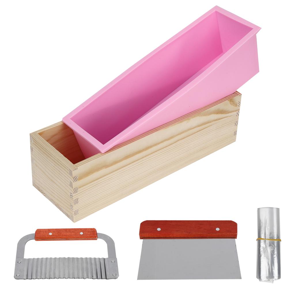 DIY Hand Made силиконовая форма для мыла режущие инструменты для торта хлеб шоколадное изготовление(розовый )